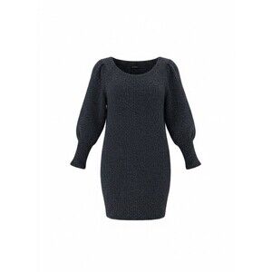 Wet Seal Y2K Grey Mohair Sweater XL Mall Goth Coquette Fuzzy Wool Blend